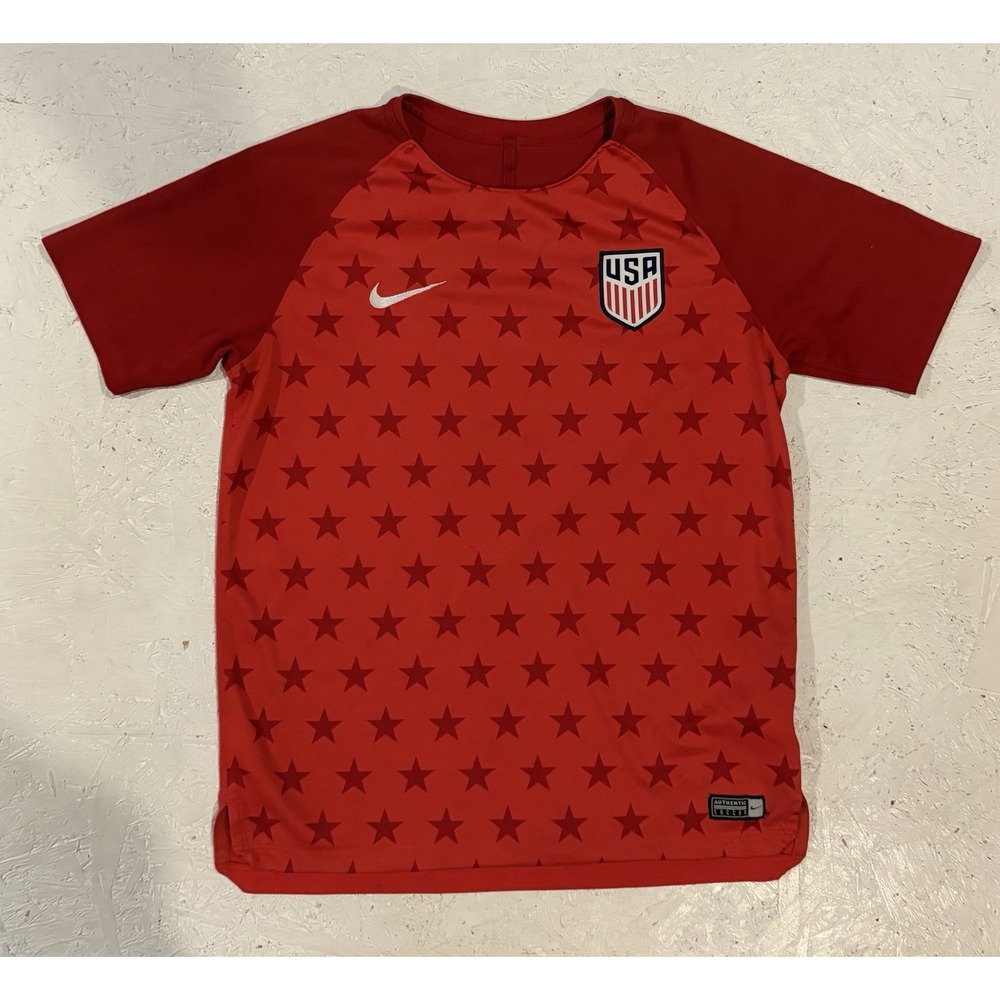 Nike USA National Team USWNT 2019 Pre-Match Jersey Girls XL 893719-688 World Cup